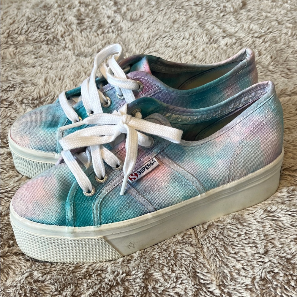 Superga Women's Multicolor Platform Sneakers